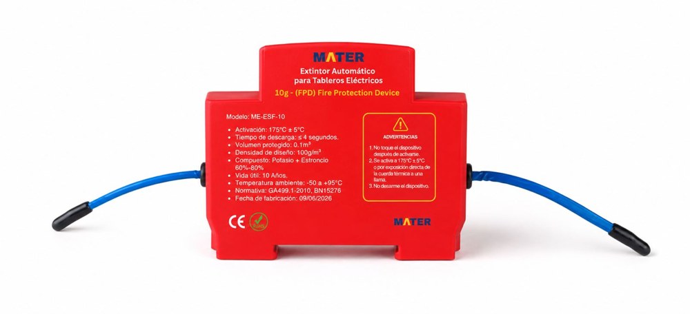 Automatic Fire Extinguisher for Electrical Panels ME-ESF-10